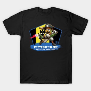 USA - American BASEBALL - Pittsburgh - Baseball mascot - Pittsburgh  baseball T-Shirt